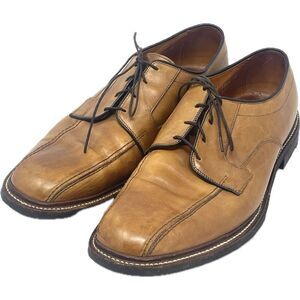 Allen Edmonds Hillcrest Bicycle Derby Brown Tan Cognac Shoes Mens Size 11 E